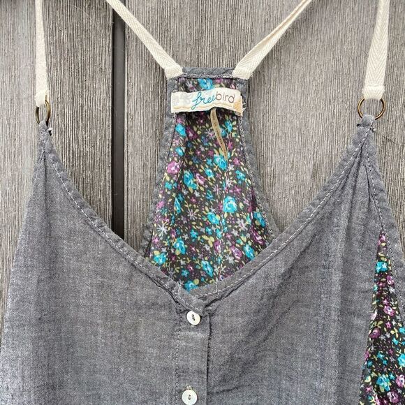 Freebird Racerback Floral Tank Top - Picture 2 of 8